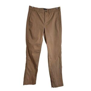 J. Crew High-Rise Girlfriend Chino w/Pockets Straight-leg ~Camel